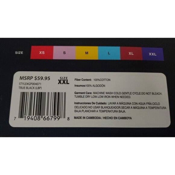 GAP Short Sleeve Tiered Dress With Pockets XXL 100% Cotton Black Lightweight Slu - Picture 2 of 5